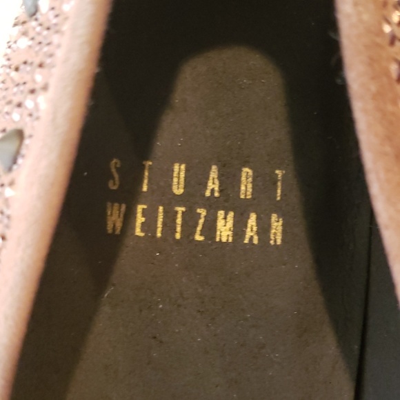 Stuart weitzman studded tan flats - Picture 3 of 8